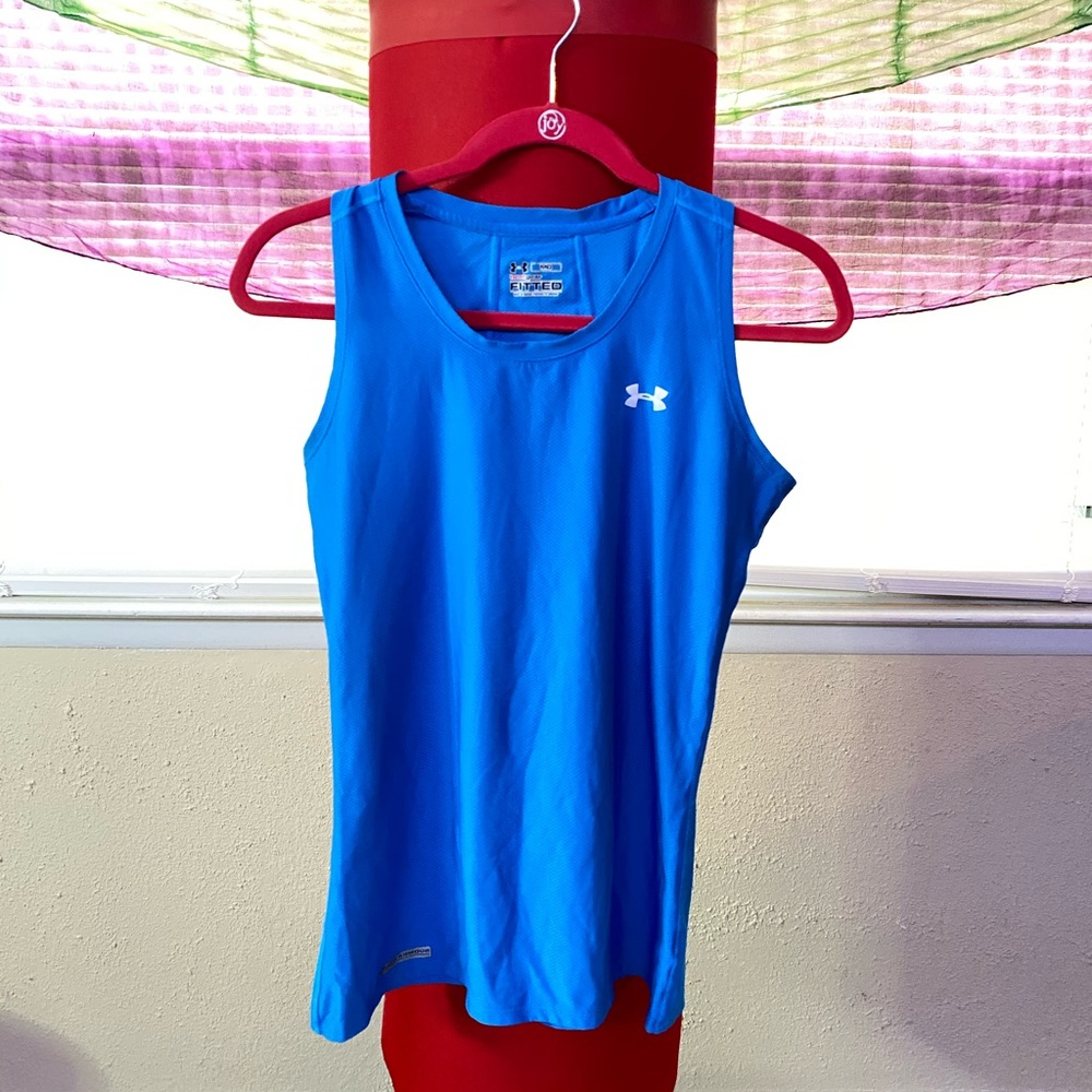 UA heat gear fitted tank top